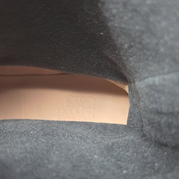 Gia Borghini Texan Platform Black Leather Sock Boots Size 40, US 10 Goth 90s - Picture 10 of 10